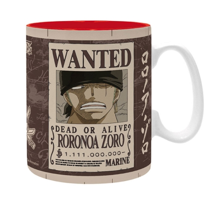One Piece Керамична Чаша - Roronoa Zoro Wanted