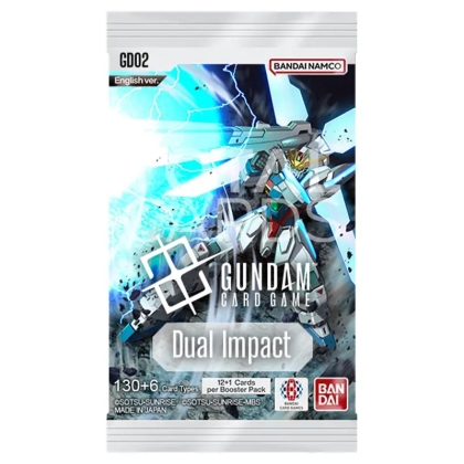 PRE-ORDER: Gundam Card Game Booster Display Dual Impact GD02 - Booster Pack
