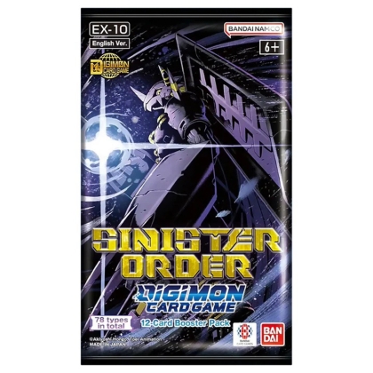 PRE-ORDER: Digimon Card Game - Sinister Order EX10 - Booster Pack