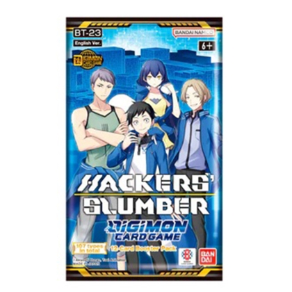 PRE-ORDER: Digimon Card Game - Hackers’ Slumber BT23 - Booster Pack