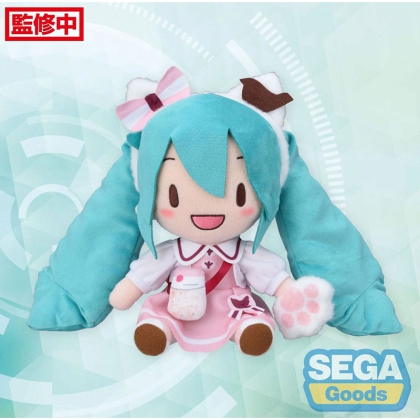 Character Vocal Series 01: Hatsune Miku Fuwa Petit Плюшена играчка - Hatsune Miku Theme Park Ver. M 