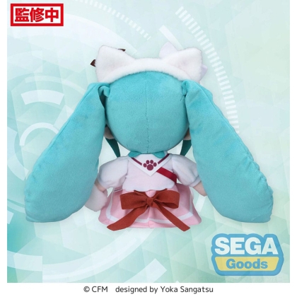Character Vocal Series 01: Hatsune Miku Fuwa Petit Плюшена играчка - Hatsune Miku Theme Park Ver. M 