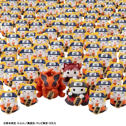 Naruto Shippuden Mega Cat Project Nyaruto! Фигурка Късметче - Fortune Cats Naruto Uzumaki & Friends Ver. 