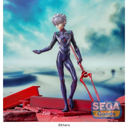 PRE-ORDER: Evangelion: 3.0+1.0 Thrice Upon a Time Luminasta Колекционерска Фигурка - Kaworu Nagisa x Spear of Longinus 