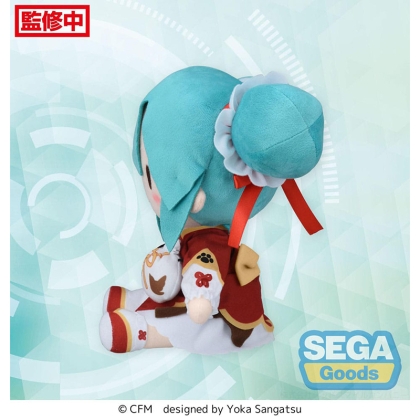 Character Vocal Series 01: Hatsune Miku Fuwa Petit Plush Figure - Hatsune Miku Going Out Series Chinatown Ver. M 22 cm