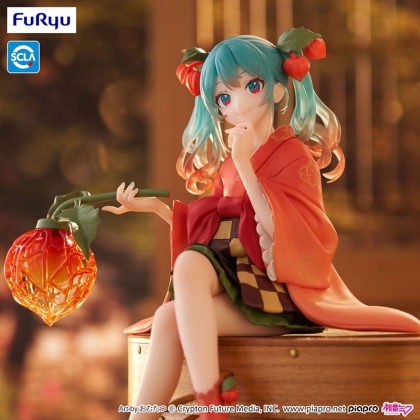 PRE-ORDER: Hatsune Miku Noodle Stopper PVC Statue - Flower Fairy Winter Cherry 15 cm