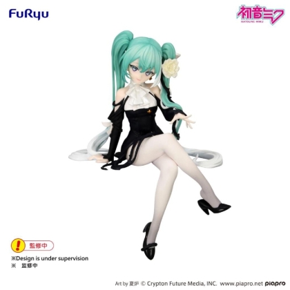 Vocaloid Noodle Stopper Колекционерска Фигурка - Hatsune Miku, Flower Fairy White Rose