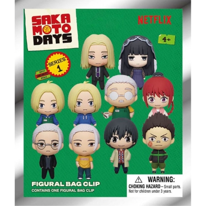 Sakamoto Days 3D PVC Bag Clips Series 