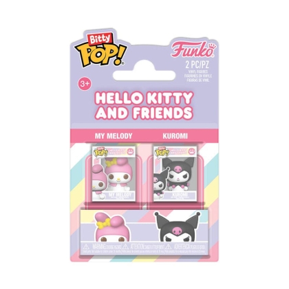 Hello Kitty & Friends Bitty POP! Комплект Фигурки - My Melody & Kuromi