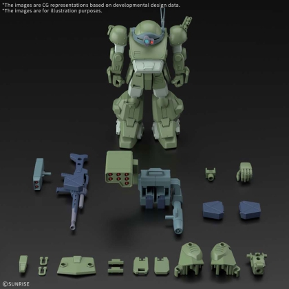 (HG) Gundam Model Kit Модел за Сглобяване - Scopedog Turbo-Custom 1/144