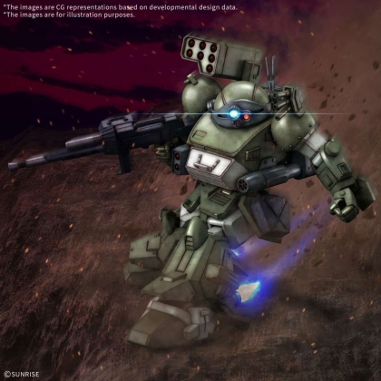 (HG) Gundam Model Kit Модел за Сглобяване - Scopedog Turbo-Custom 1/144