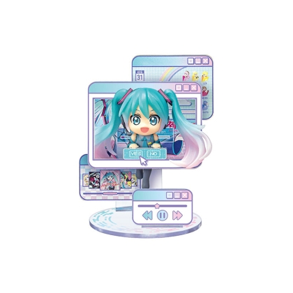 Hatsune Miku Mini Кутийка с Chibi Фигурка - Късметче - Window Figure Collection