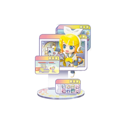 Hatsune Miku Mini Кутийка с Chibi Фигурка - Късметче - Window Figure Collection