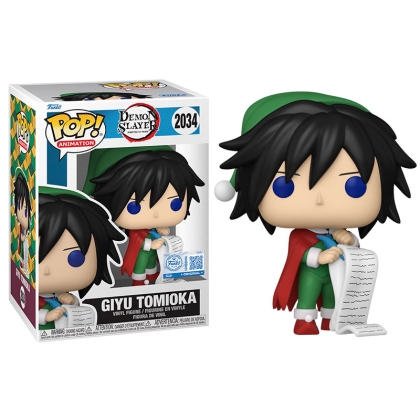 Demon Slayer: Kimetsu no Yaiba Funko POP! Колекционерска Фигурка - Giyu Tomioka (Holiday) (Special Edition) #2034
