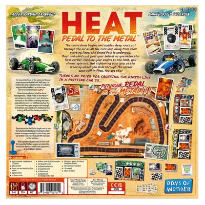 Heat: Pedal to the Metal - Настолна Игра