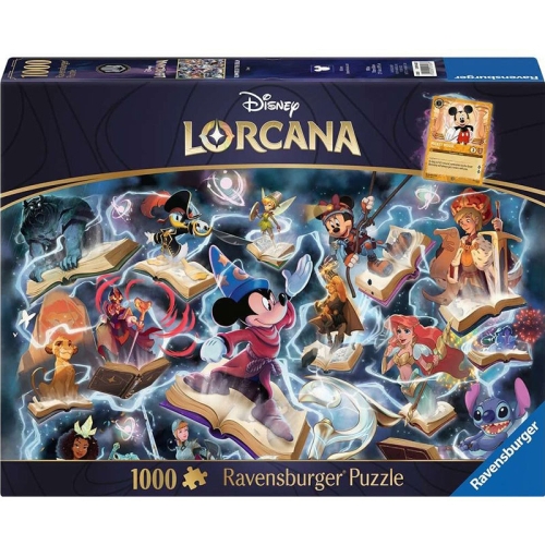 Disney Lorcana Пъзел 1000 части - Glimmers of the Realm - Steel