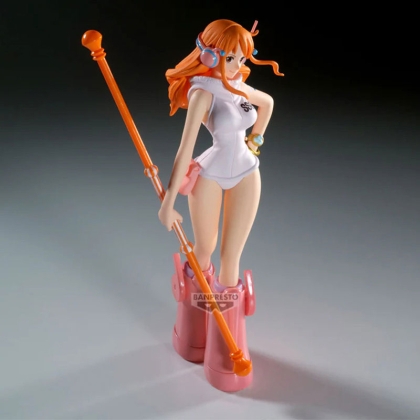 Banpresto One Piece The Shukko Колекционерска Фигурка - Nami (ver.Egghead) (16cm)