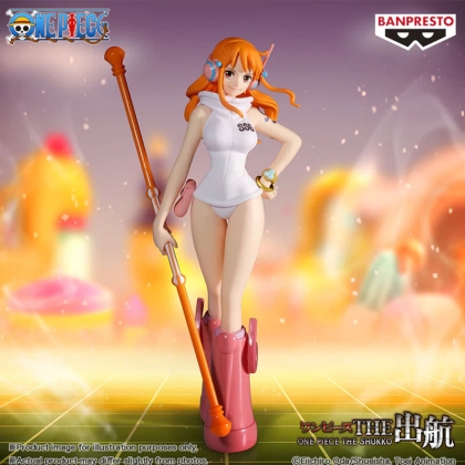 Banpresto One Piece The Shukko Колекционерска Фигурка - Nami (ver.Egghead) (16cm)