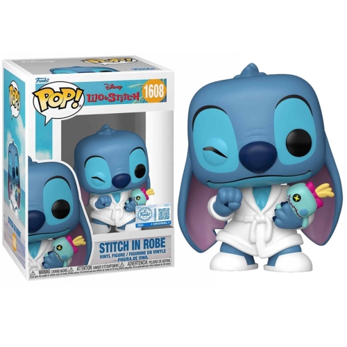 Disney: Lilo & Stitch Funko Pop! Колекционерска Фигурка - Lilo & Stitch - Stitch in Robe (Special Edition) #1608