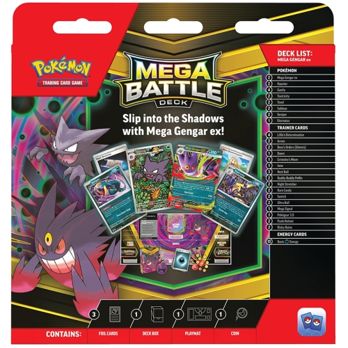 Pokemon TCG October 2025 Battle Decks - Mega Gengar ex Тесте за Игра