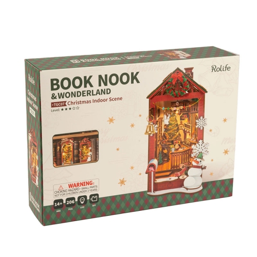Robotime DIY Модел за Сглобяване - Christmas Indoor Scene