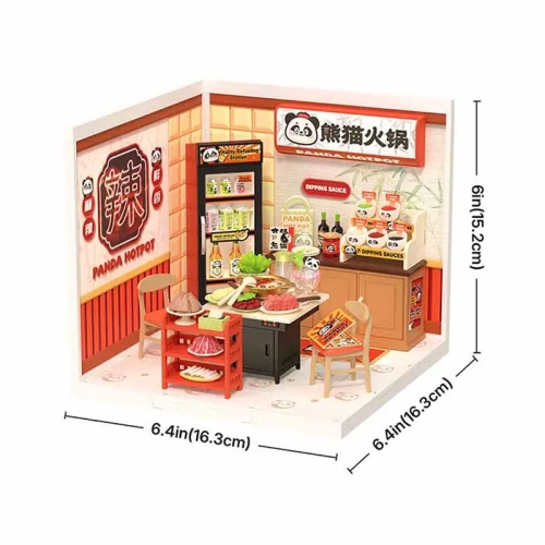 Robotime DIY Model Kit - Panda Hot Pot