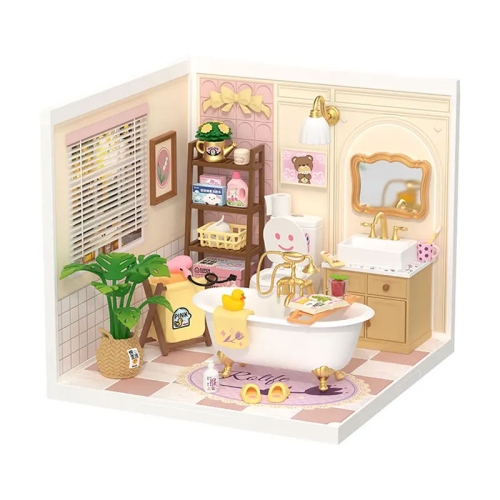 Robotime DIY Модел за Сглобяване - Pop Bubble Bathroom