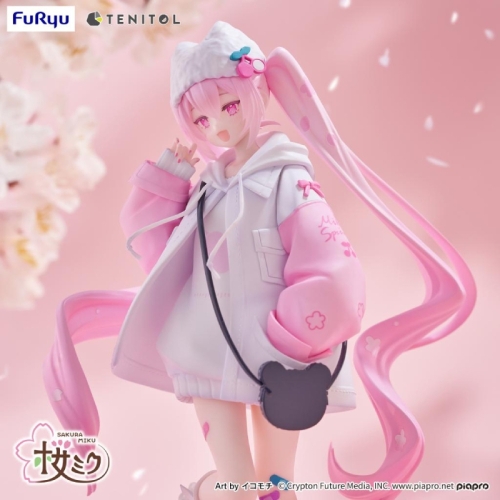 Vocaloid Hatsune Miku TENITOL Колекционерска Фигурка - Sakura Miku Cool style petit