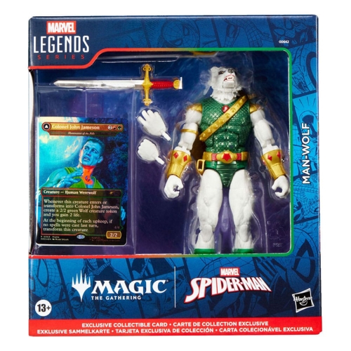 Marvel Legends Magic: The Gathering Екшън Фигурка - Man-Wolf + Промо Карта