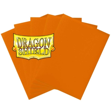 Dragon Shield Малки Протектори за карти 60 броя - оранжеви
