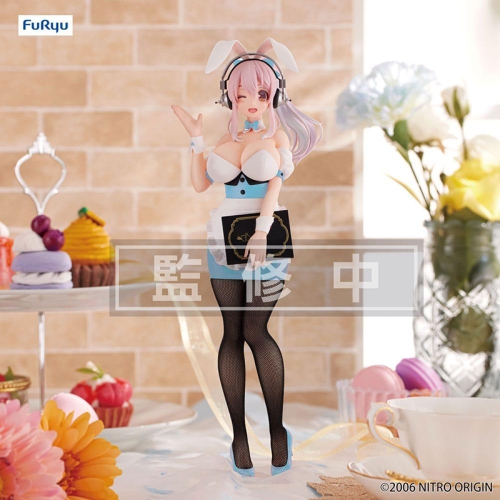 Super Sonico BiCute Bunnies Колекционерска Фигурка - Waitress Light Blue Color Ver.