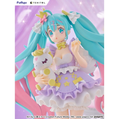 Hatsune Miku Tenitol Колекционерска Фигурка - Hatsune Miku Yumekawa Princess Lavender Ver. 