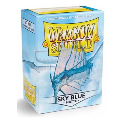 " Dragon Shield " Големи Протектори за карти 100 броя - небесно сини