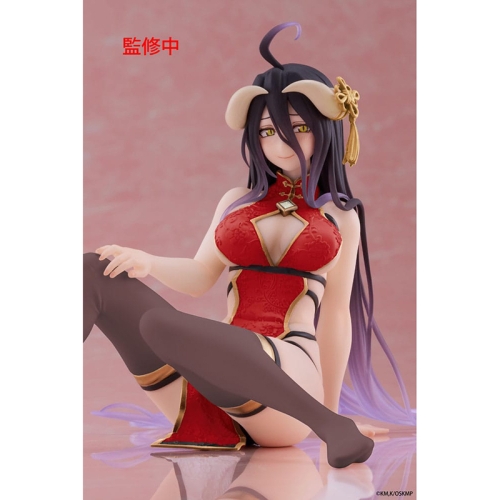 PRE-ORDER: Overlord Колекционерска Фигурка - Desktop Cute Figure Albedo Chinese Dress Ver. Renewal 