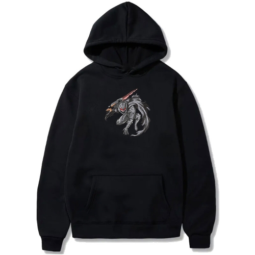 Berserk Черен Суитчер с бродерия - Guts: Berserker Armor