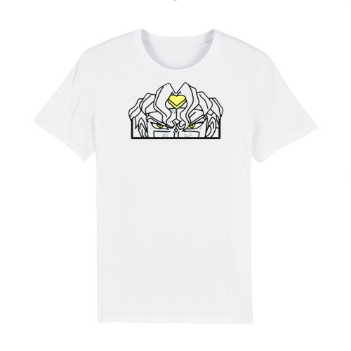 Jojo’S Bizarre Adventure White Themed T-Shirt with Embroidery - Dio
