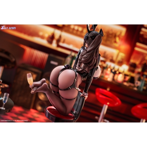 Original Character Колекционерска Фигурка - Champagne and Bunny Girl Rose Black Stocking Ver.