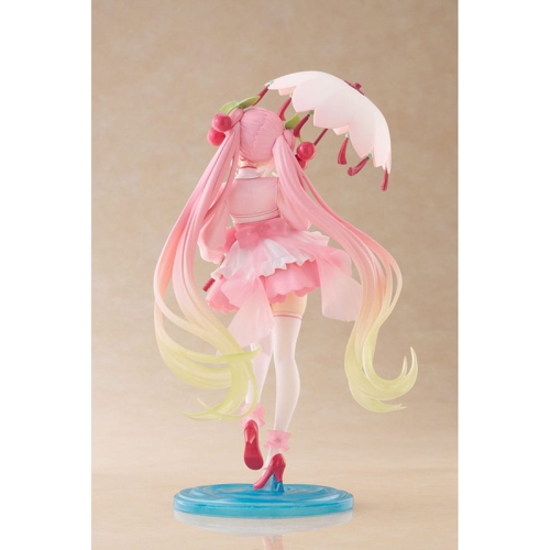 PRE-ORDER: Hatsune Miku AMP Колекционерска Фигурка - Newley Written Sakura Miku Sakura Dress Ver.