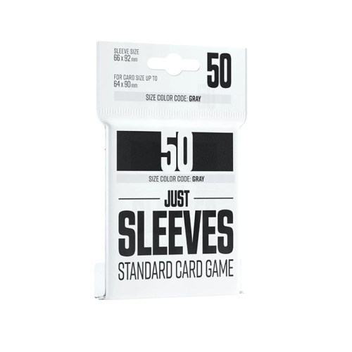 Gamegenic Standart Size Just Sleeves - Black (50 Sleeves)