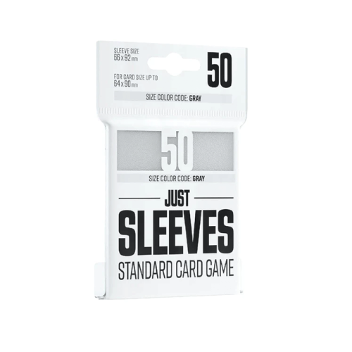 Gamegenic Standart Size Just Sleeves - White (50 Sleeves)