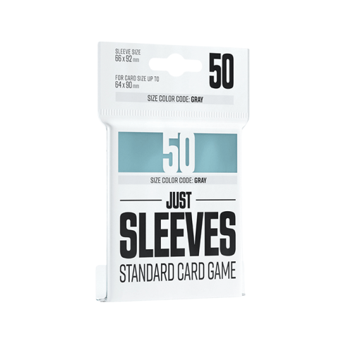 Gamegenic Standart Size Just Sleeves - Clear (50 Sleeves)