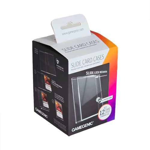 Gamegenic - Твърд Протектор за карти с Плъзгащ се Капак - 12 броя