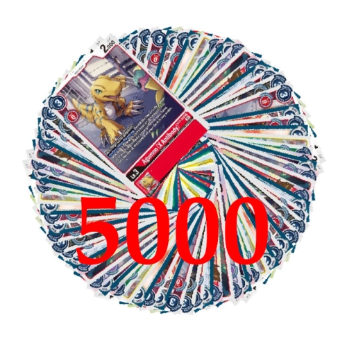 5000 Bulk карти Digimon Card Game