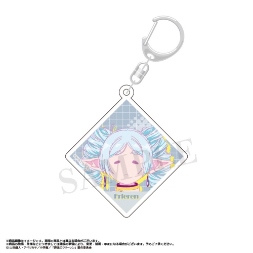 Frieren: Beyond Journey's End Trading Acrylic Key Chain - Retro Pop Style