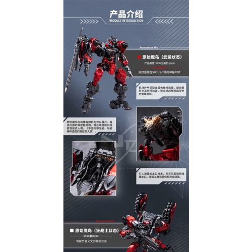 BIRD/BINARY SHADE 1/60 Екшън Фигурка - ANONYMOUS BIRD 