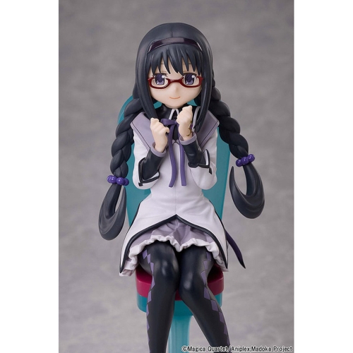 PRE-ORDER: Puella Magi Madoka Magica The Movie: Rebellion PVC Statue - Homura Akemi Tea Party Cake Song Ver. 18 cm
