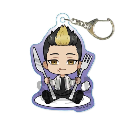 Tokyo Revengers Gochi Chara Acrylic Key Chain - Hanma Shuji