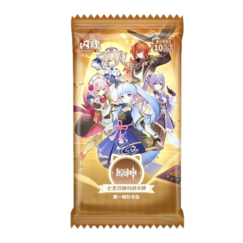 PRE-ORDER: Genshin Impact: Trading Card Game Бустер Пакет Series 1 - Chinese Version