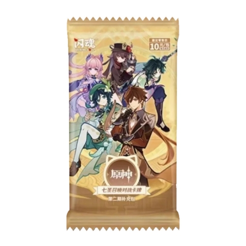 PRE-ORDER: Genshin Impact: Trading Card Game Бустер Пакет Series 2 - Chinese Version