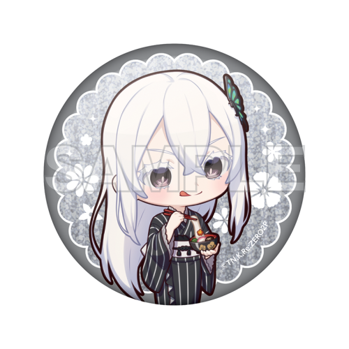 Re:Zero kara Hajimeru Isekai Seikatsu Glitter Can Badge - Re:Zero kara Hajimeru Ramen Seikatsu 